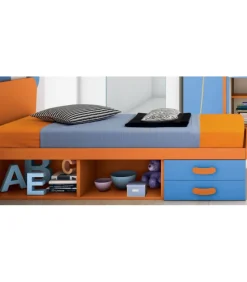 Alveare Fungo, Letto Singolo Con Cassetti O Ante Per Cameretta