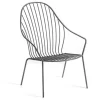 Amitha Lounge Di Gaber, Realizzata In Metallo Verniciato Per L'Outdoor, Interamente In Italia.