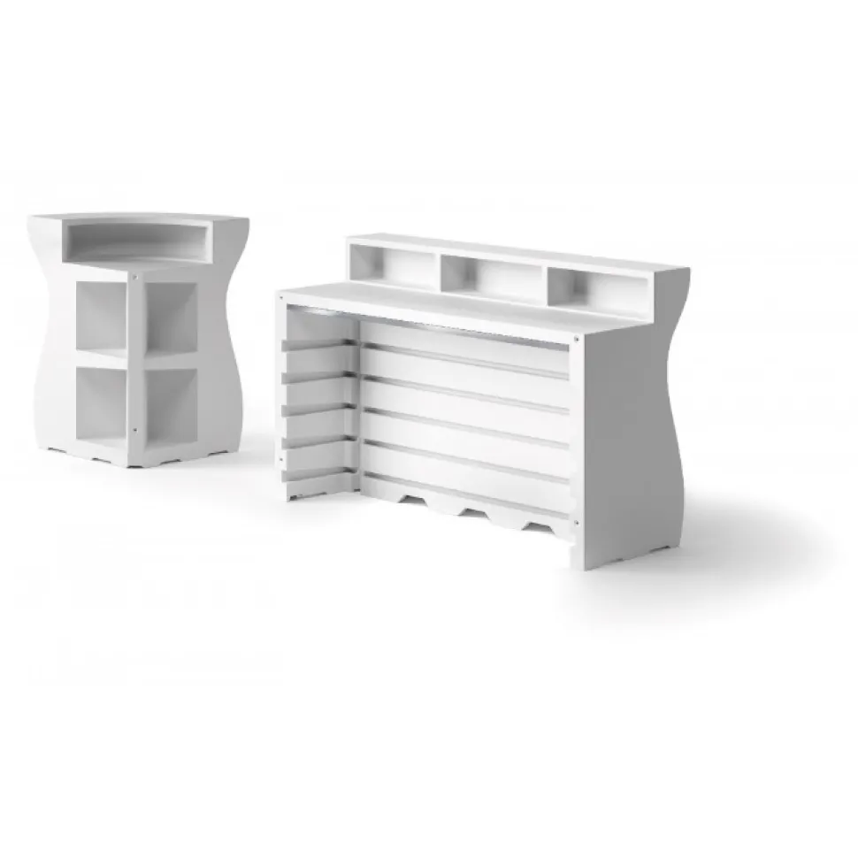 Angolo Bar Bartolomeo Corner Di Plust, Realizzato Interamente In Italia In Polietilene.