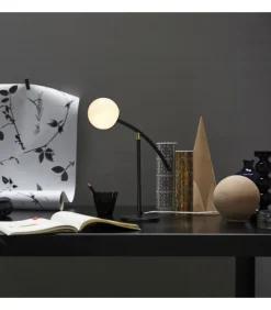 Arch, Lampada Da Tavolo A 1 Luce In Metallo E Vetro