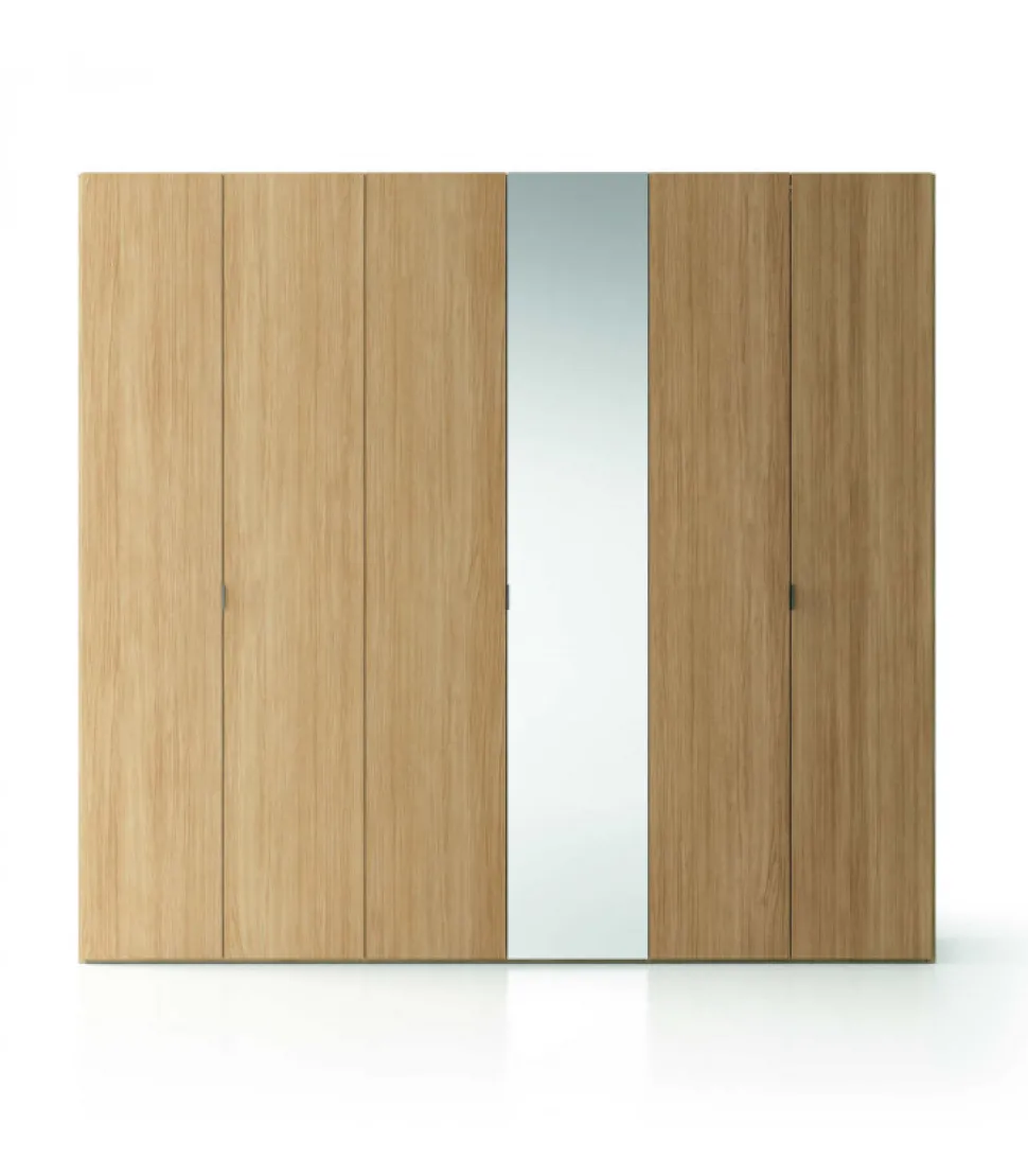 Armadio 6 Ante Battenti Con 1 Anta Specchio