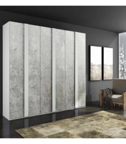 Armadio A 6 Ante Battenti Ravenna 120.