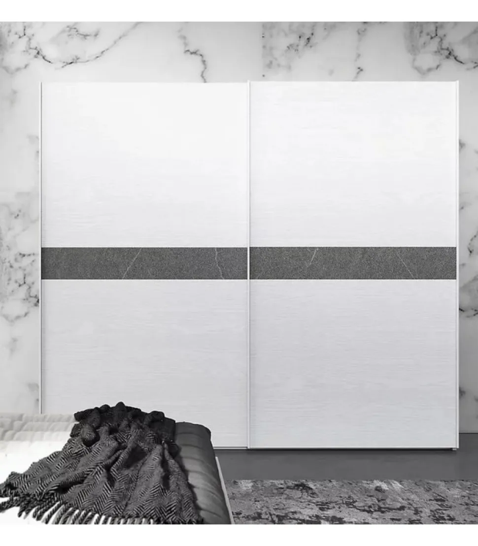 Armadio A Due Ante Scorrevoli Cleo 02.