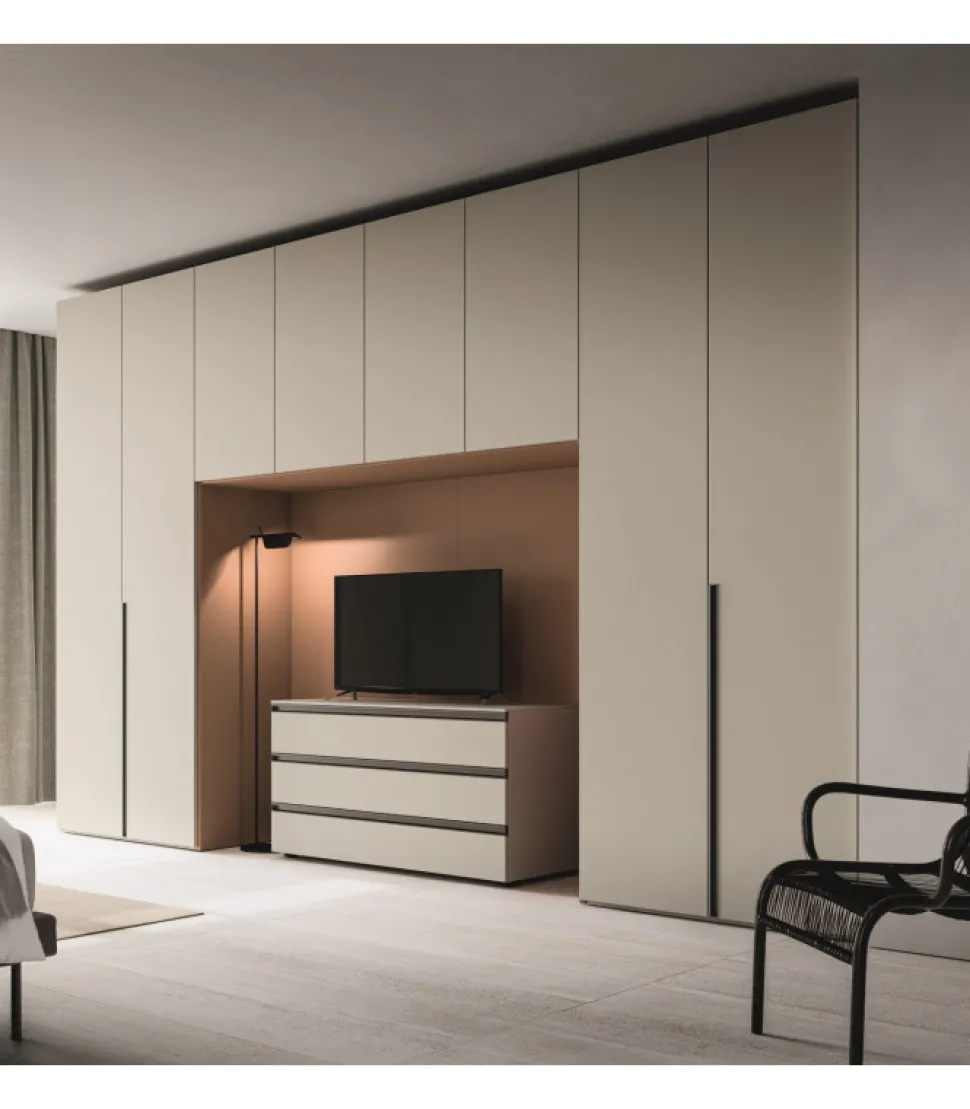 Armadio Di Design Lineare Con Ponte Personalizzabile