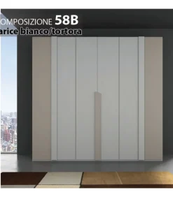 Armadio Lineare 6 Ante Battente Barcellona 58/59B.