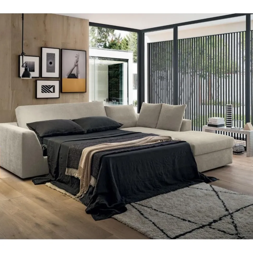 Aston, Divano Letto Con Penisola Ma Anche Lineare