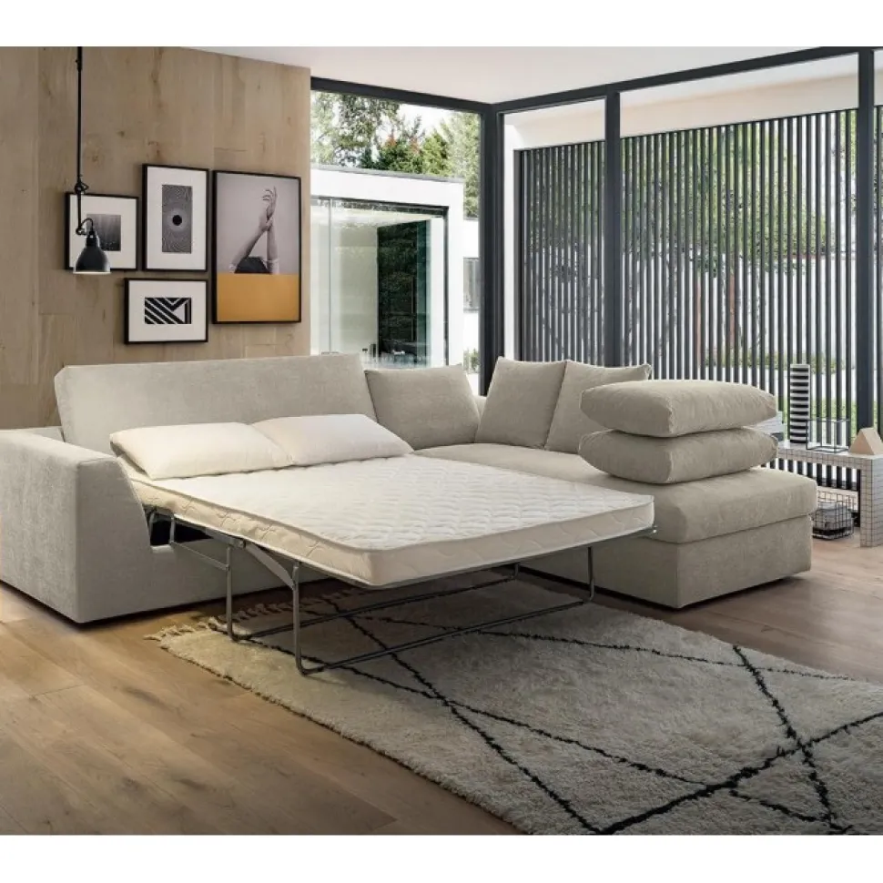 Aston, Divano Letto Con Penisola Ma Anche Lineare