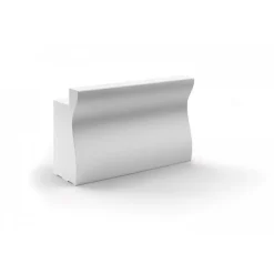 Bartolomeo Desk, Il Bancone Bar Di Plust, Realizzato Interamente In Italia In Polietilene Rinforzato In Acciaio.