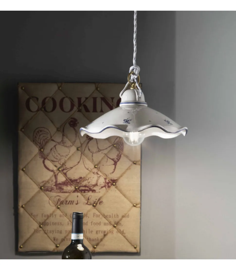 Belluno Sospensione, Con Fili Di Diversi Colori Sul Paraluce