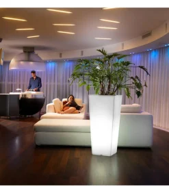 Cache-Pot Genesis Con Luce A Led.