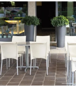 Calice Alu , Tavolo Per Esterni Con Piedini Regolabili