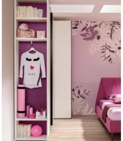 Camera Da Letto Componibile Yc312 Di Moretti Compact, Scegli Tu Gli Elementi E Il Loro Colore.