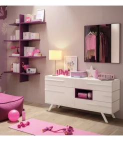 Camera Da Letto Componibile Yc312 Di Moretti Compact, Scegli Tu Gli Elementi E Il Loro Colore.