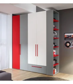 Camera Da Letto Componibile E Personalizzabile. Yc316 Di Moretti Compact, 100% Made In Italy.