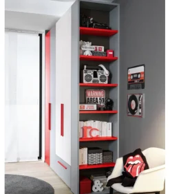 Camera Da Letto Componibile E Personalizzabile. Yc316 Di Moretti Compact, 100% Made In Italy.