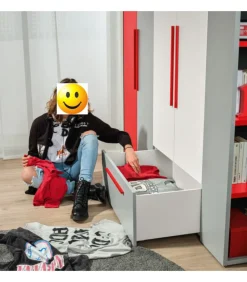 Camera Da Letto Componibile E Personalizzabile. Yc316 Di Moretti Compact, 100% Made In Italy.