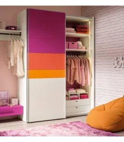 Camera Da Letto Componibile, Yc315 Di Moretti Compact, Realizzata Interamente In Italia.