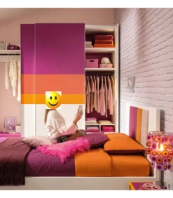 Camera Da Letto Componibile, Yc315 Di Moretti Compact, Realizzata Interamente In Italia.