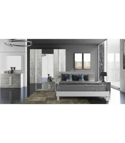 Camera Da Letto Matrimoniale Ravenna, Composizione 100, Made In Italy.