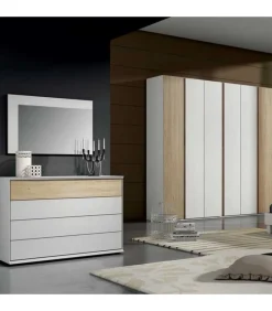 Camera Matrimoniale Gold Composizione 9, 100% Made In Italy.