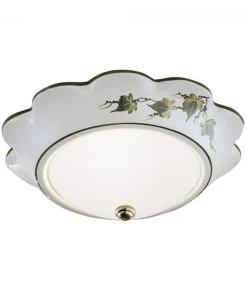 Capua Plafoniera, Con Fili Di Diversi Colori Sul Paraluce