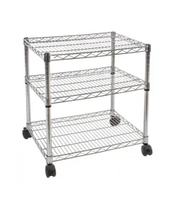 Carrello 3 Piani Cromo Lux