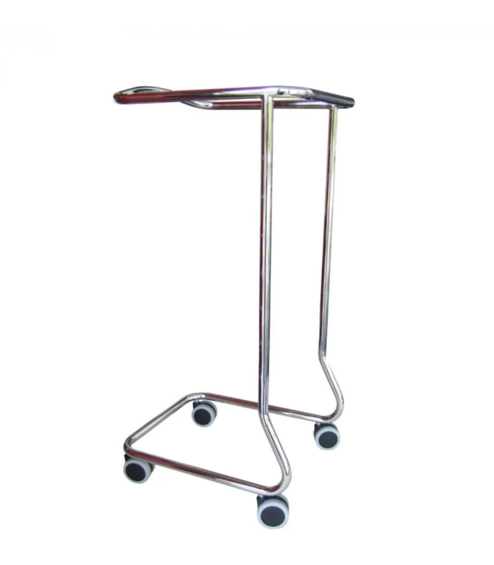 Carrello Porta Sedie In Acciaio Cromato