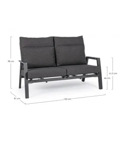 C-C Cledi Divano 2 Posti Reclinabile