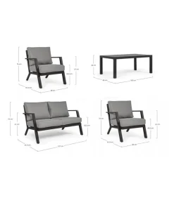 C-C Harley Set 4 Salotto