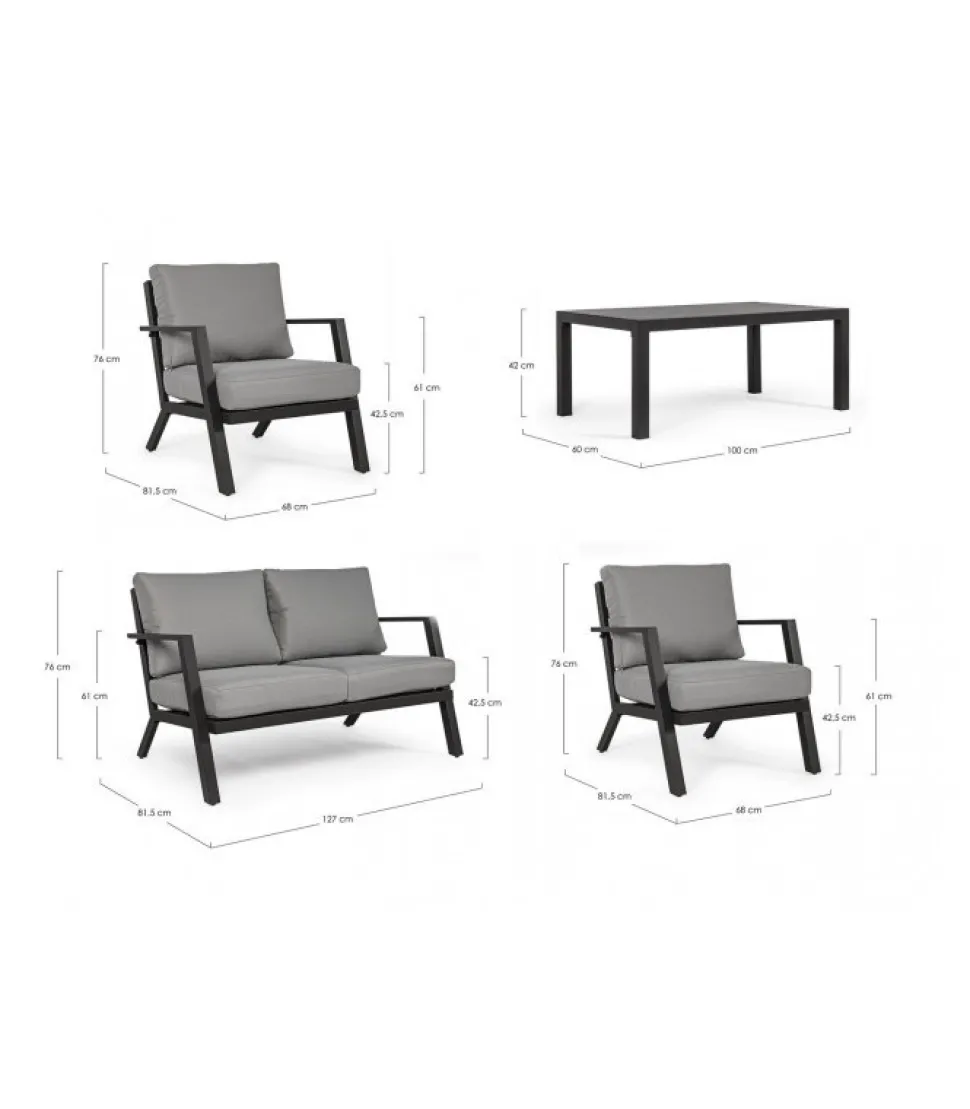 C-C Harley Set 4 Salotto