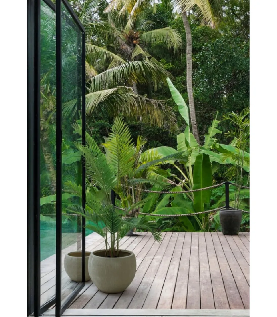 Cement Sfera Set 2 Vasi