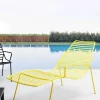 Chaise Longue Link C In Metallo Colorato Di Gradevole Design E Confortevole