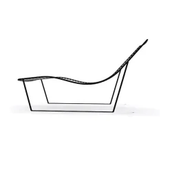 Chaise Longue Link C In Metallo Colorato Di Gradevole Design E Confortevole