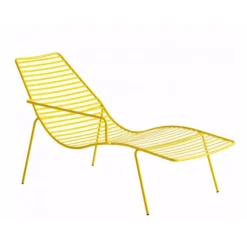 Chaise Longue Link C In Metallo Colorato Di Gradevole Design E Confortevole