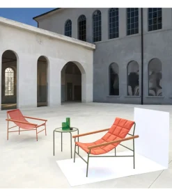 Chaise-Lounge Dress Code Glam Di Scab, Progettata E Realizzata In Italia Per L'Uso Outdoor, Certificata Catas.