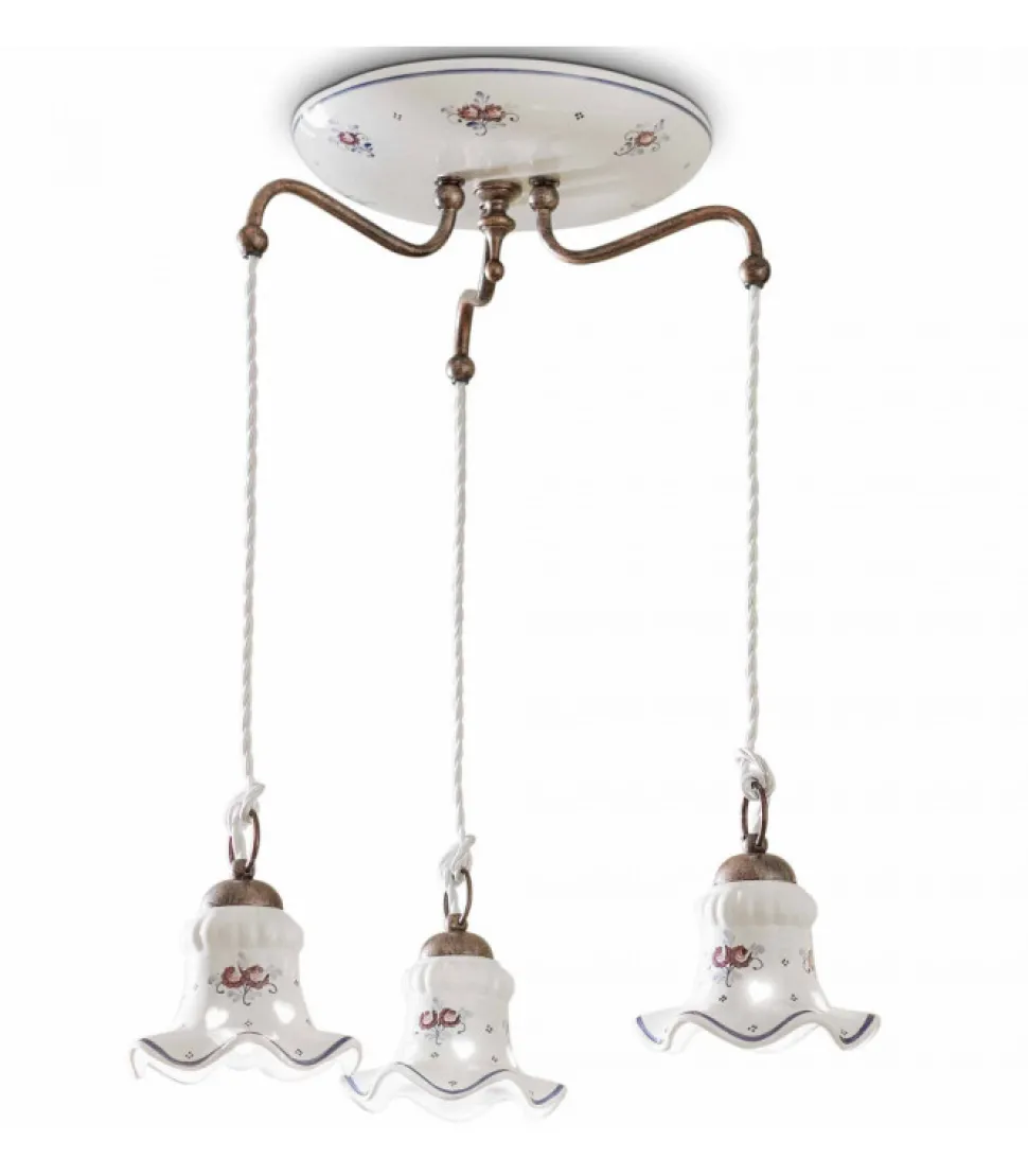 Chieti Sospensione, Con Fili Di Diversi Colori Sul Paraluce