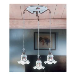 Chieti Sospensione, Con Fili Di Diversi Colori Sul Paraluce