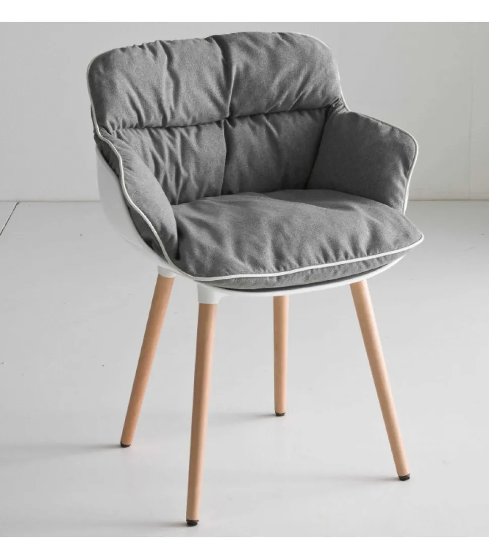 Choppy Bl, Con 4 Gambe In Legno.