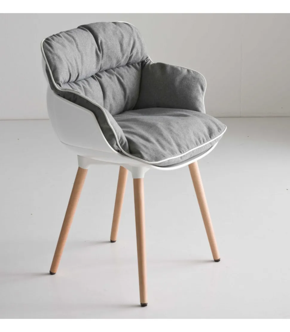 Choppy Bl, Con 4 Gambe In Legno.