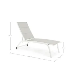 Cleopas Lettino Alto Con Ruote