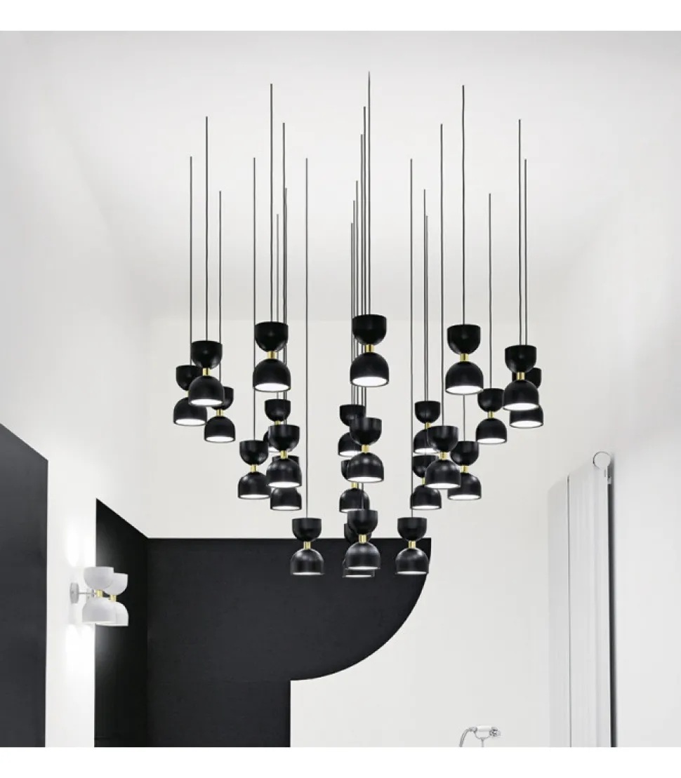 Clessidra, Lampadario A 48 Luci