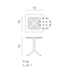 Clip Tavolo Colorato Per Esterno