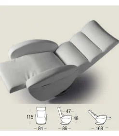 Comfort Senza Precedenti Con La Poltrona Ester Imbottita In Poliuretano E Rivestita In Tessuto O In Pelle.