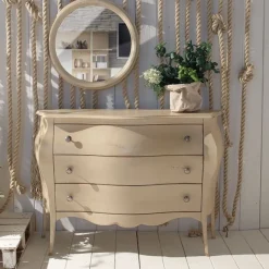 Como Bombato 3 Cassetti 2243 Finitura Shabby Chic