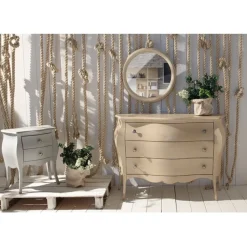 Como Bombato 3 Cassetti 2243 Finitura Shabby Chic