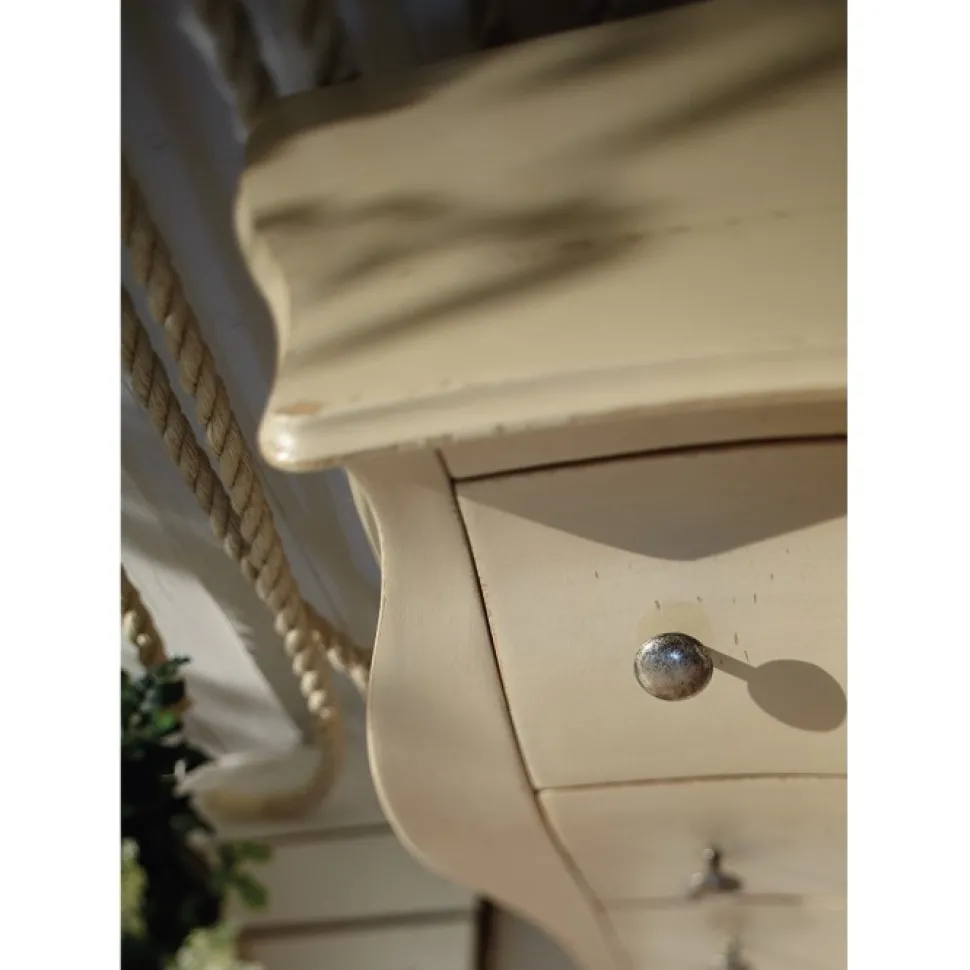 Como Bombato 3 Cassetti 2243 Finitura Shabby Chic