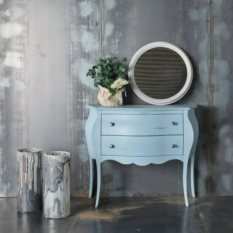 Como Bombato 2 Cassetti 2241 Finitura Shabby Chic