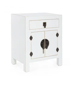 Comodino 2A-1C Pechino Bianco