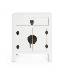 Comodino 2A-1C Pechino Bianco