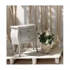 Comodino Bombato 2 Cassetti 2242 Finitura Shabby Chic